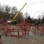 Одесса: 17-метровая скульптура «Любовь» зажжется уже на этой неделе