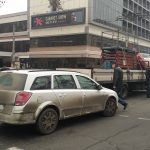 В центре Одессы столкнулись легковушка и грузовичок