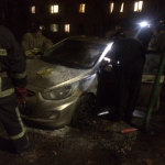 На Варненской неизвестные подожгли Hyundai