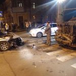 «Евробляха» vs мусоровоз: ДТП в центре Одессы закончилось дракой