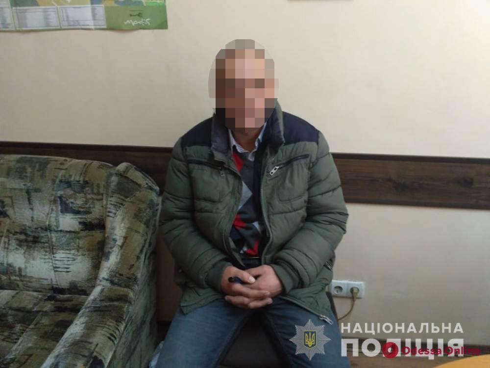 В Одессе оперативно поймали грабителя-рецидивиста