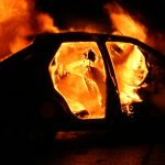 В Одессе на Балковской ночью сгорел автомобиль