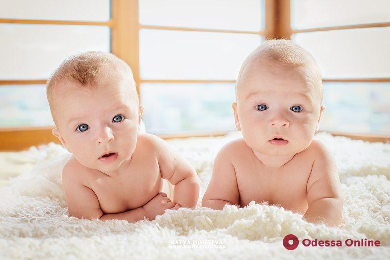 В Одессе на минувшей неделе родились две пары близнецов