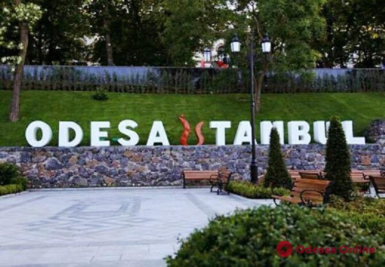 В Стамбульском парке подростков заставили отмыть разрисованные ими кубики