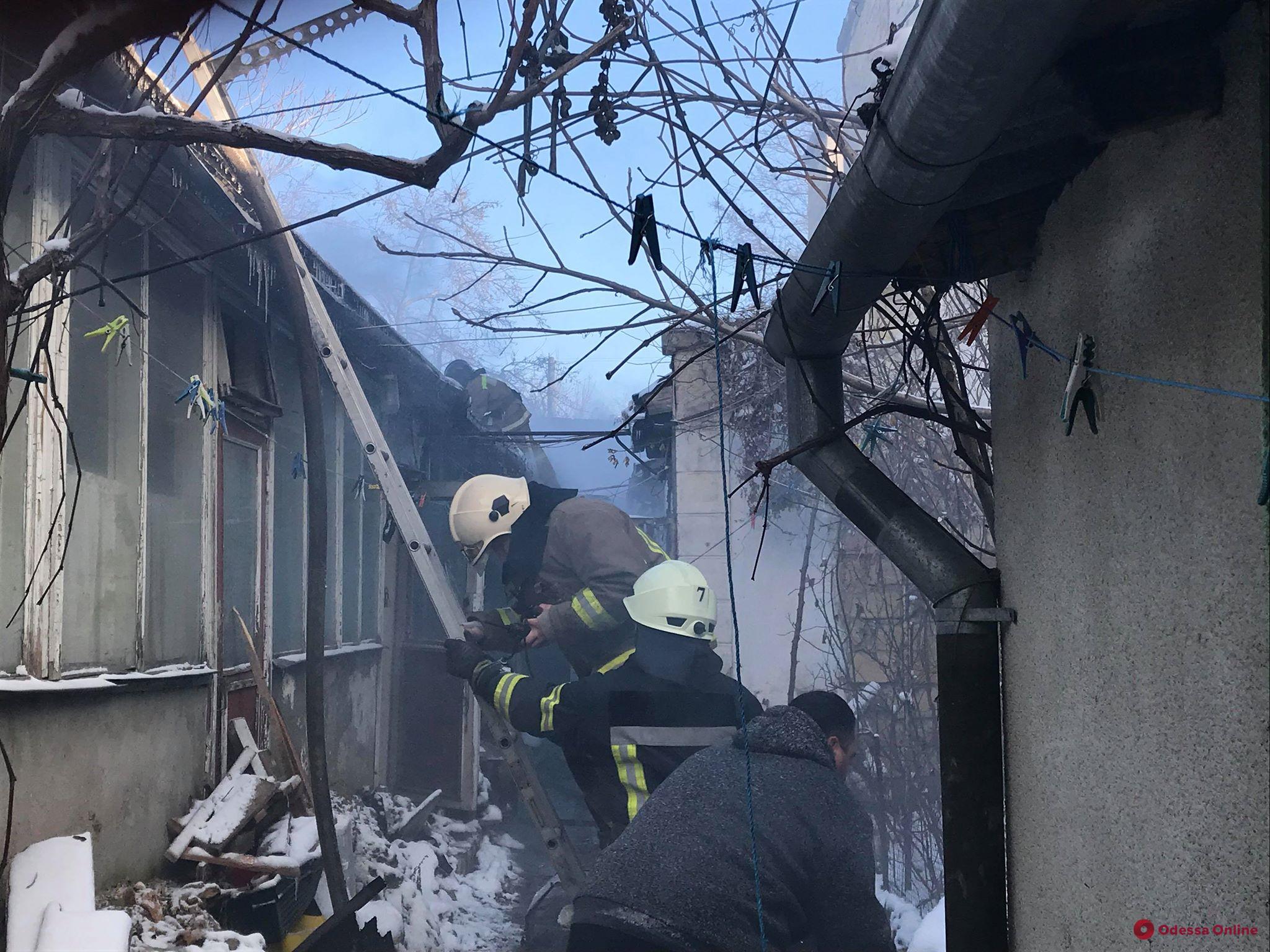 В сгоревшем доме на Молдаванке обнаружили тело погибшей женщины