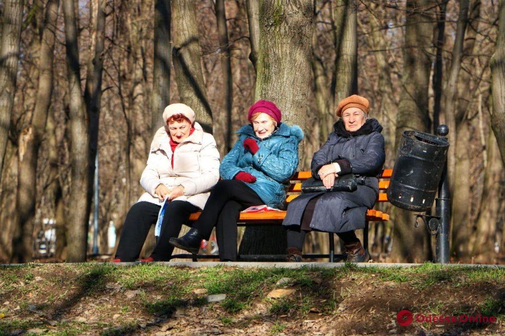 Солнечный парк Победы в последний день зимы (фоторепортаж)