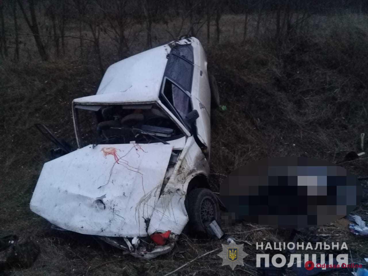 В Одесской области легковушка съехала в кювет: водитель погиб на месте