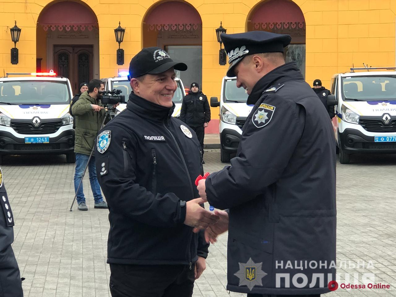 Одесские полицейские получили новую спецтехнику (видео)