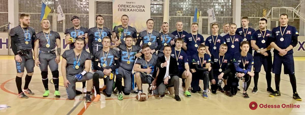 Одесская команда выиграла дебютный Зимний Кубок Украины по бесконтактному американскому футболу
