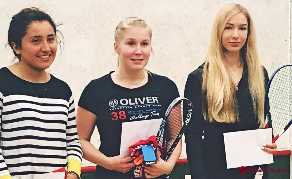 Сквош: одесситка удачно выступила на международном турнире в Швеции