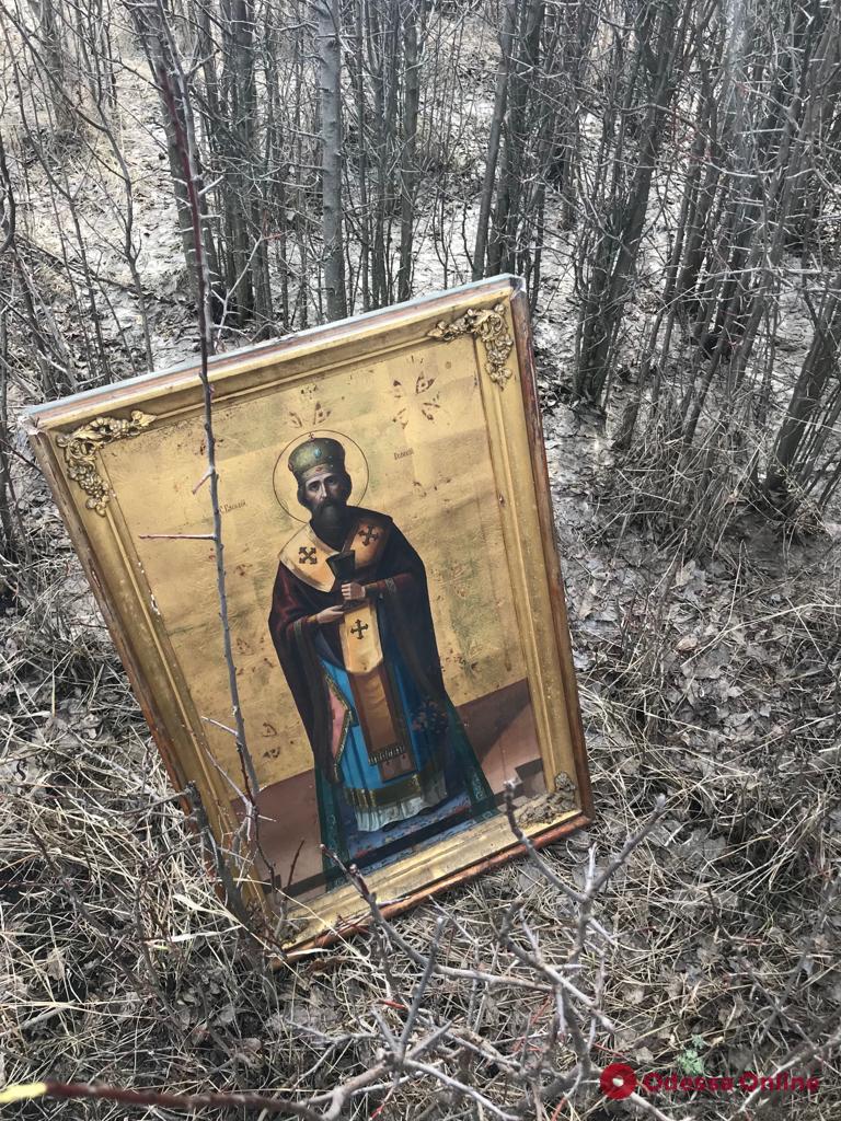 Одесская область: пограничники обнаружили в лесу украденные иконы