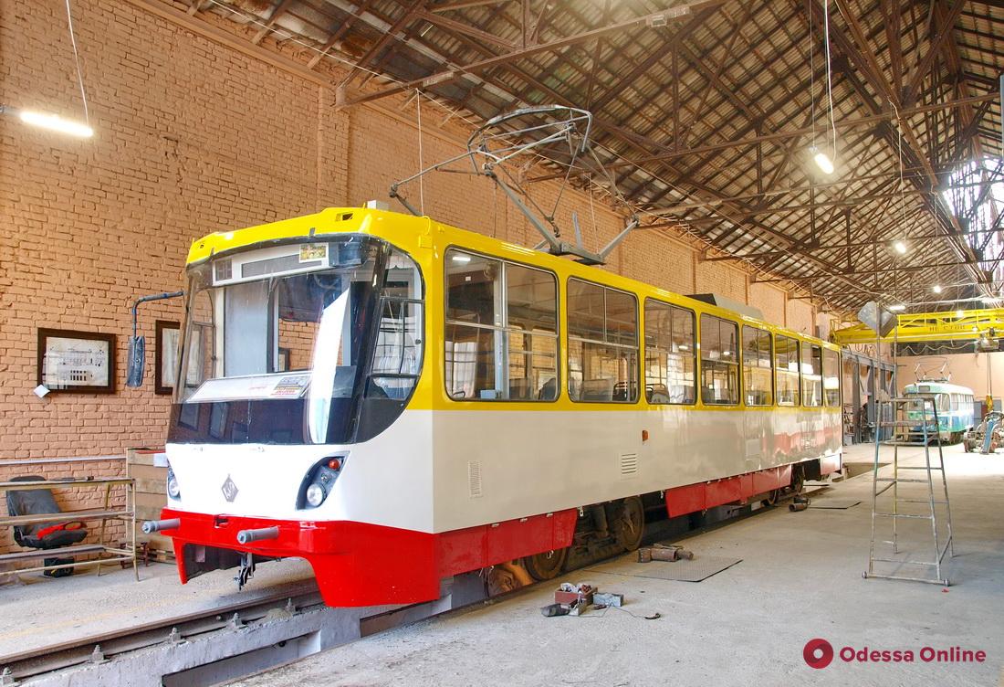 В Одессе начнут выпускать современные трехсекционные трамваи