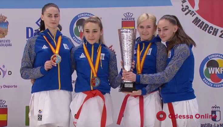 Представительницы Одесской области стали чемпионками Европы по каратэ