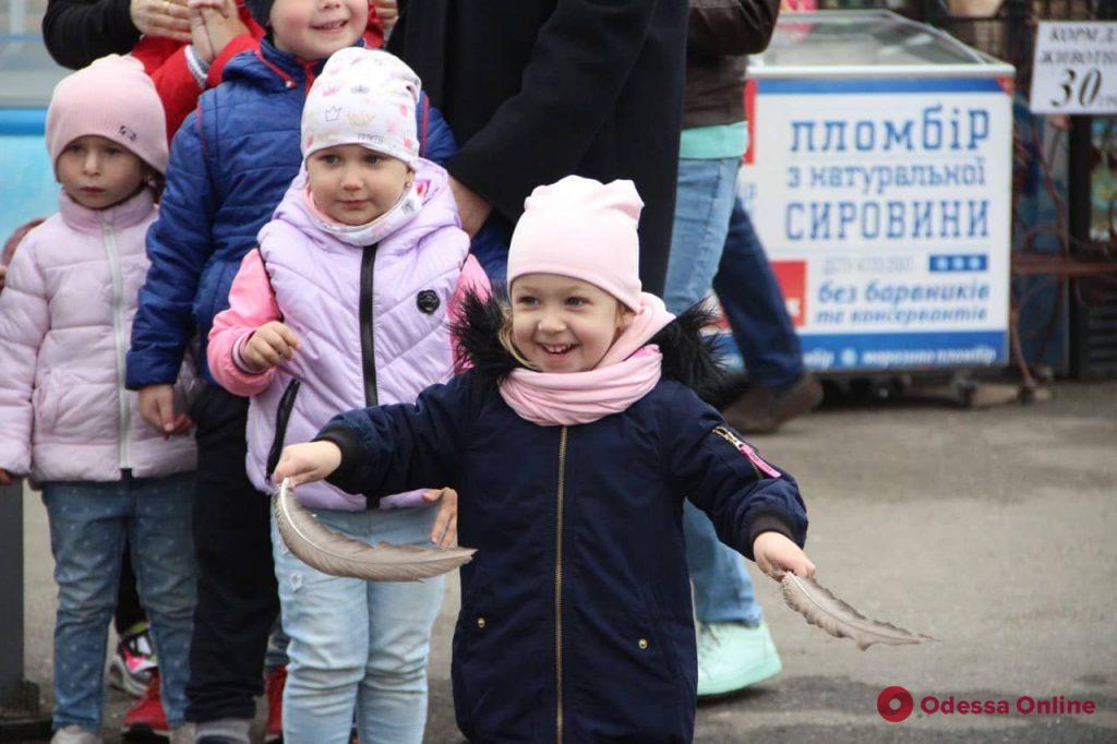 Сегодня маленькие одесситы приняли участие в экологическом празднике