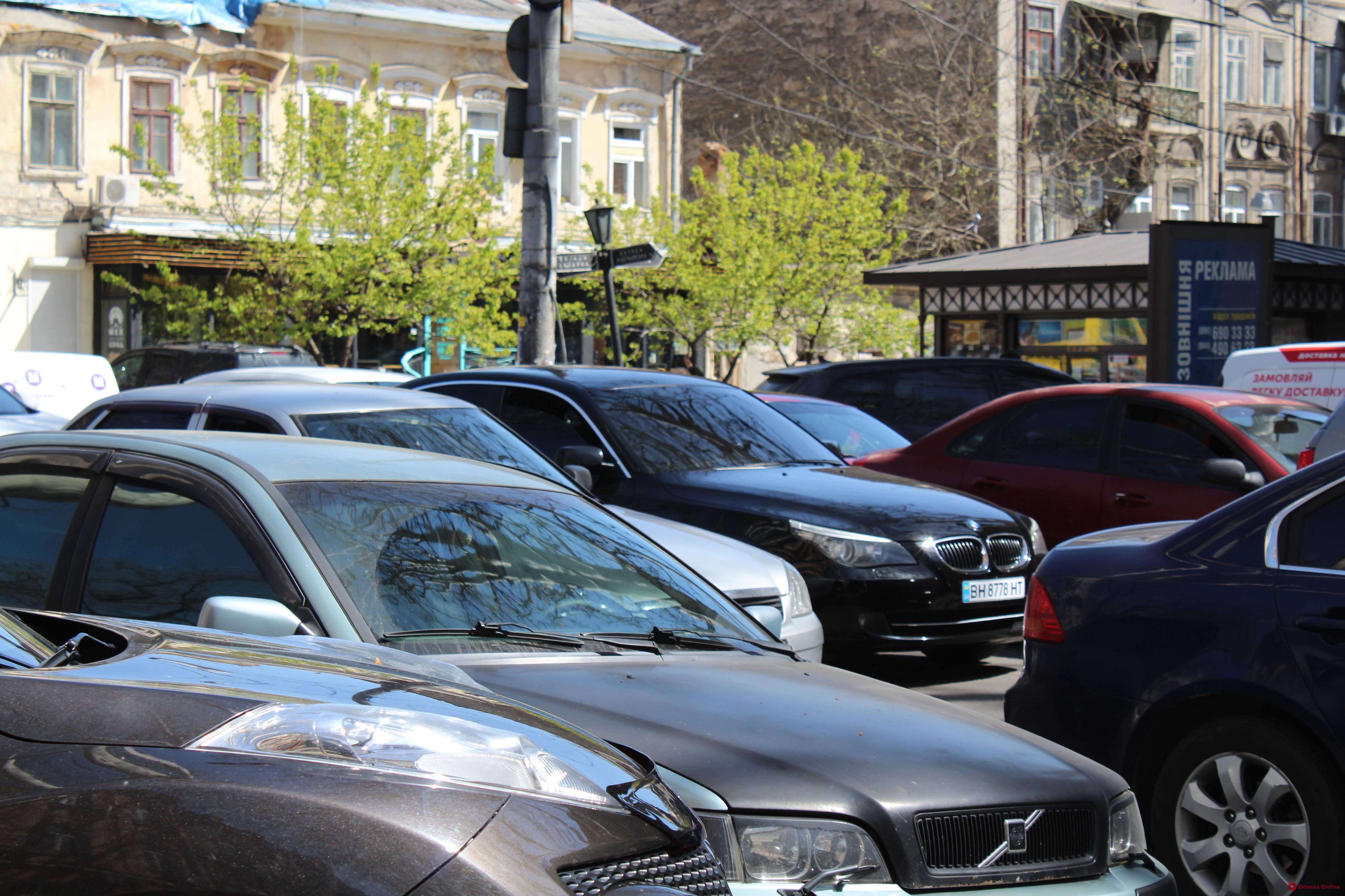 Дорожная обстановка в Одессе: пробки в центре