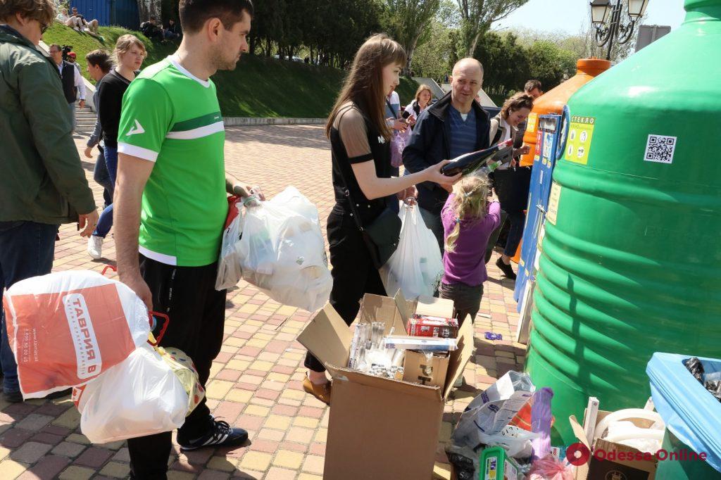 На экофестивале в Одессе собрали полторы тонны «раздельного» мусора