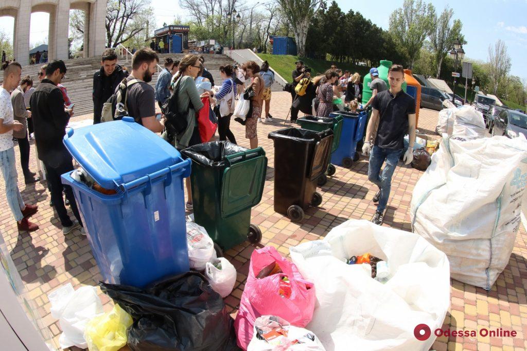 На экофестивале в Одессе собрали полторы тонны «раздельного» мусора