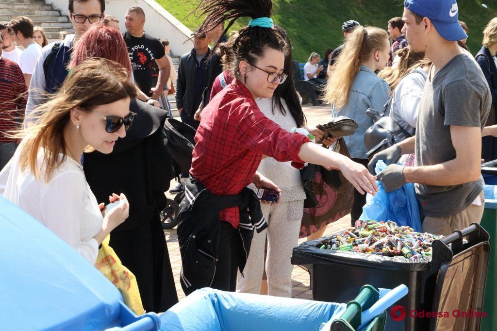 На экофестивале в Одессе собрали полторы тонны «раздельного» мусора