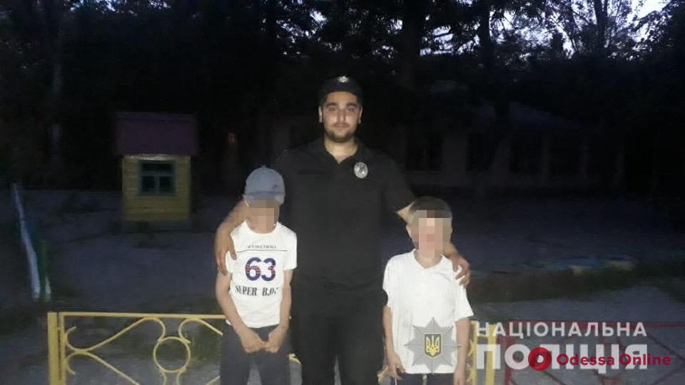 Одесские полицейские нашли сбежавших из санатория мальчиков