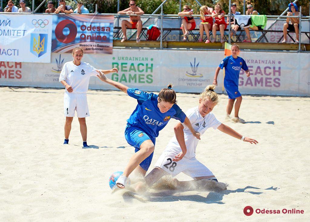 В Одессе состоялся женский чемпионат Украины по пляжному футболу