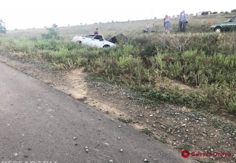 В Одесской области автомобиль слетел в кювет и перевернулся – пострадали дети