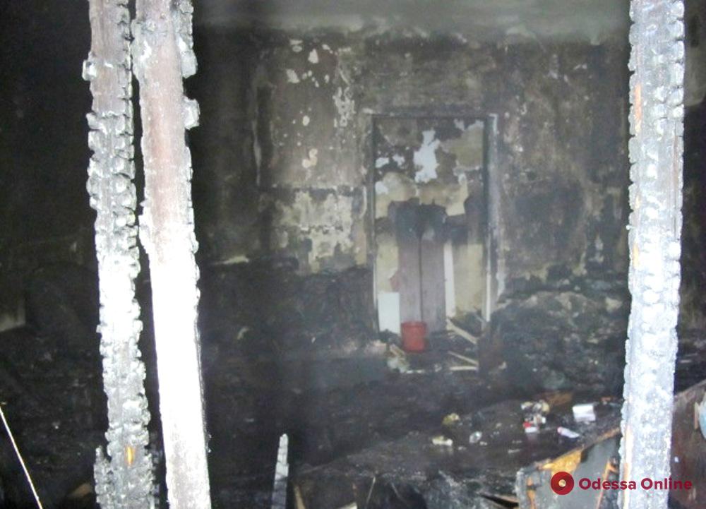 Утром на Молдаванке тушили пожар