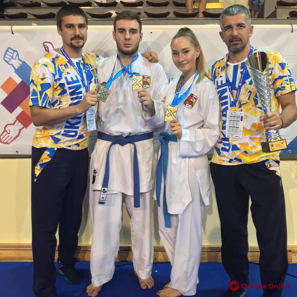Каратэ: одесситы завоевали медали European Universities Combat Games
