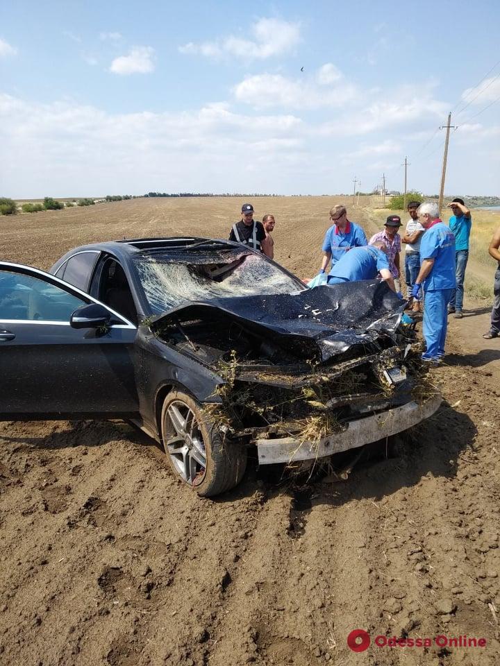В Одесской области Mercedes вылетел на обочину и сбил насмерть двух человек