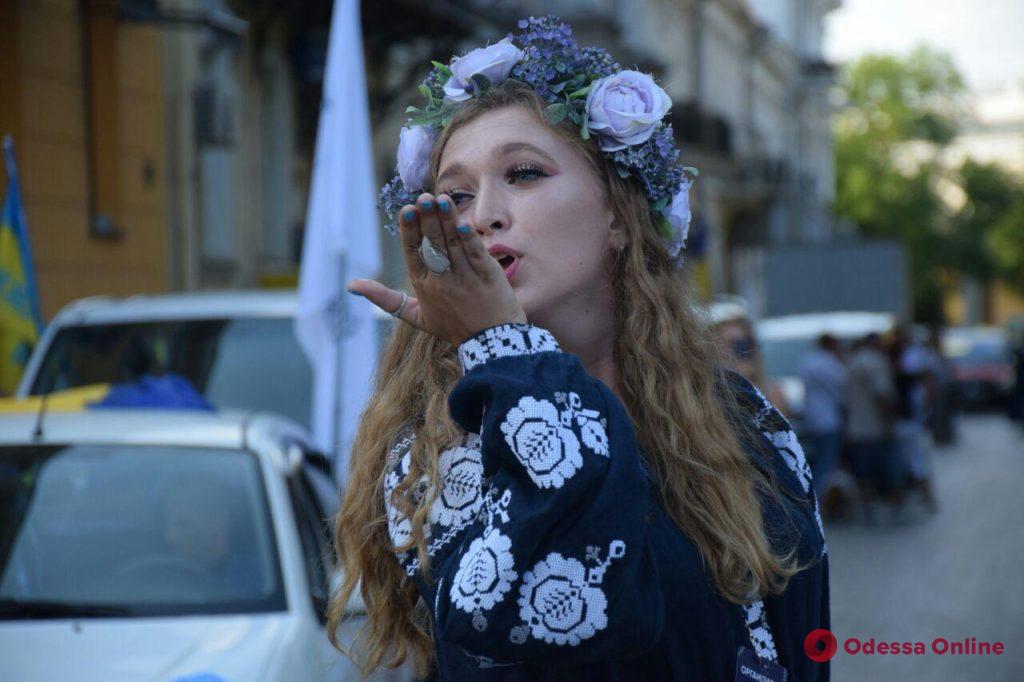 В честь Дня Независимости в Одессе состоялся автопробег