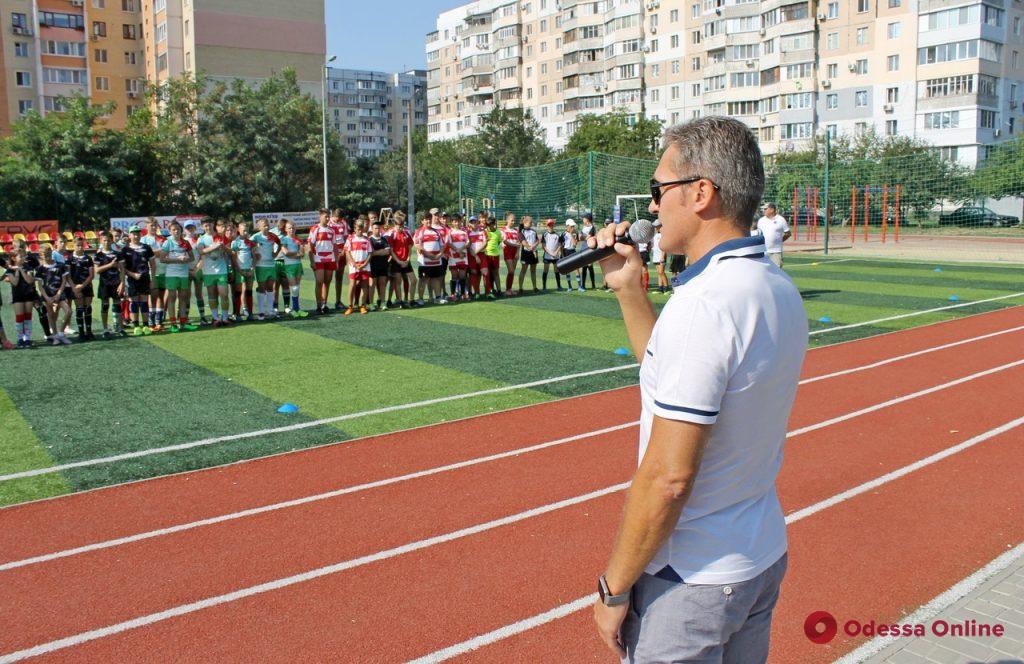 В Суворовском районе Одессы состоялся детский фестиваль регби