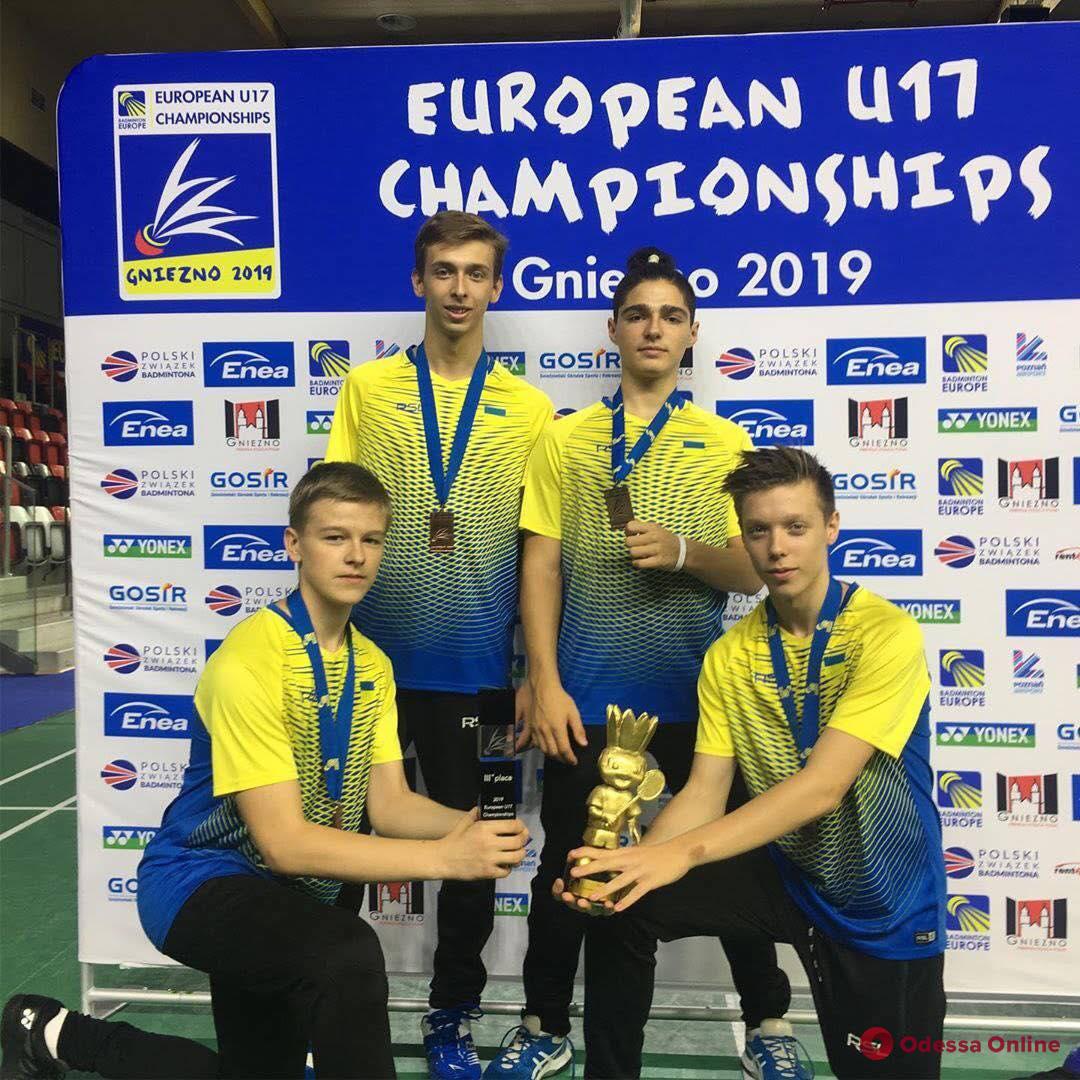 Бадминтон: одесситы стали призерами чемпионата Европы