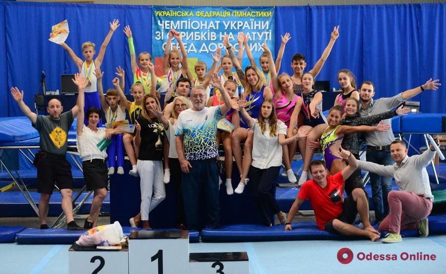Прыжки на батуте: одесситы собрали «урожай» медалей домашних турниров всеукраинского значения