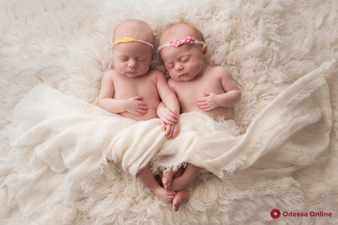 В Одессе на минувшей неделе родились две пары близнецов