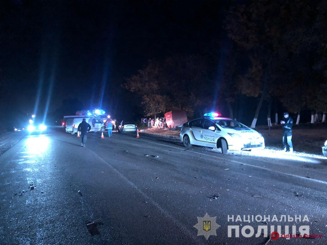 Смертельное ДТП под Одессой: один погибший и четверо пострадавших