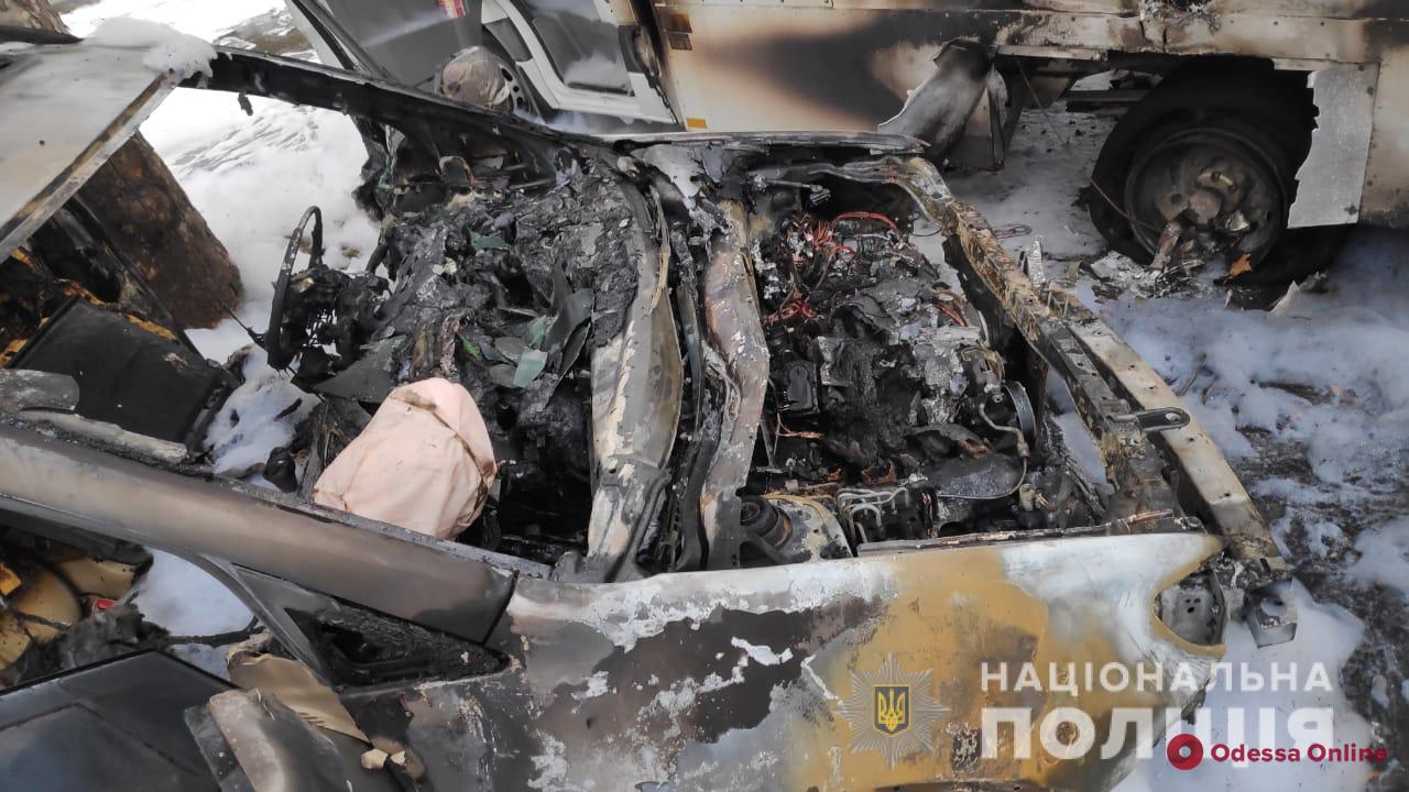 В Черноморске сгорела машина