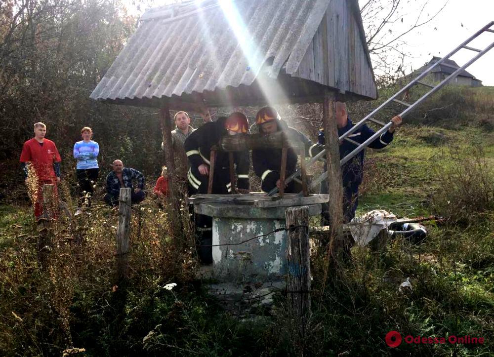 В Одесской области спасатели достали женщину из пятиметрового колодца