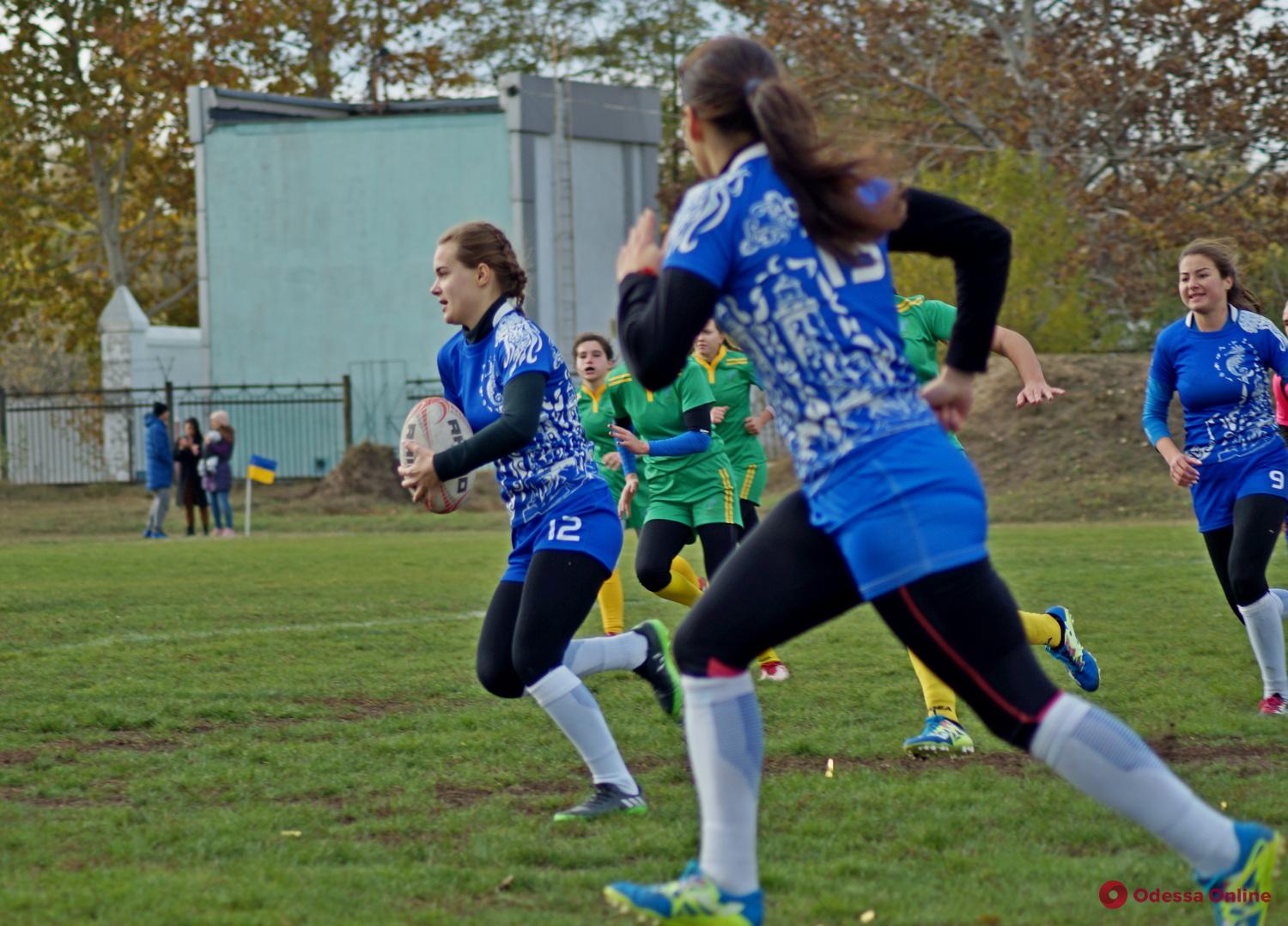 Регби-7: женская сборная Одессы завоевала «золото» молодежного чемпионата Украины