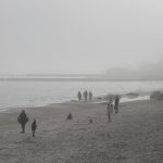туман пляж
