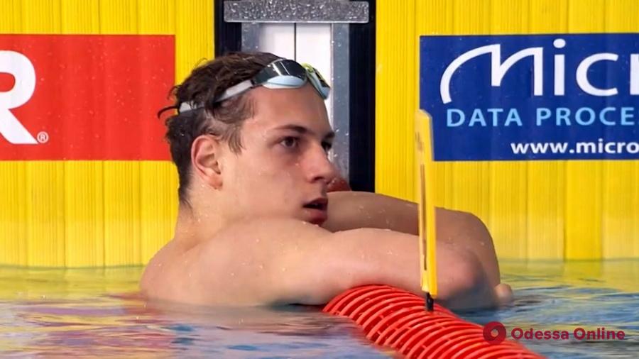 Одесский пловец установил три рекорда Украины