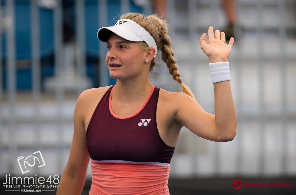 Одесская теннисистка вышла в четвертьфинал турнира в Австралии