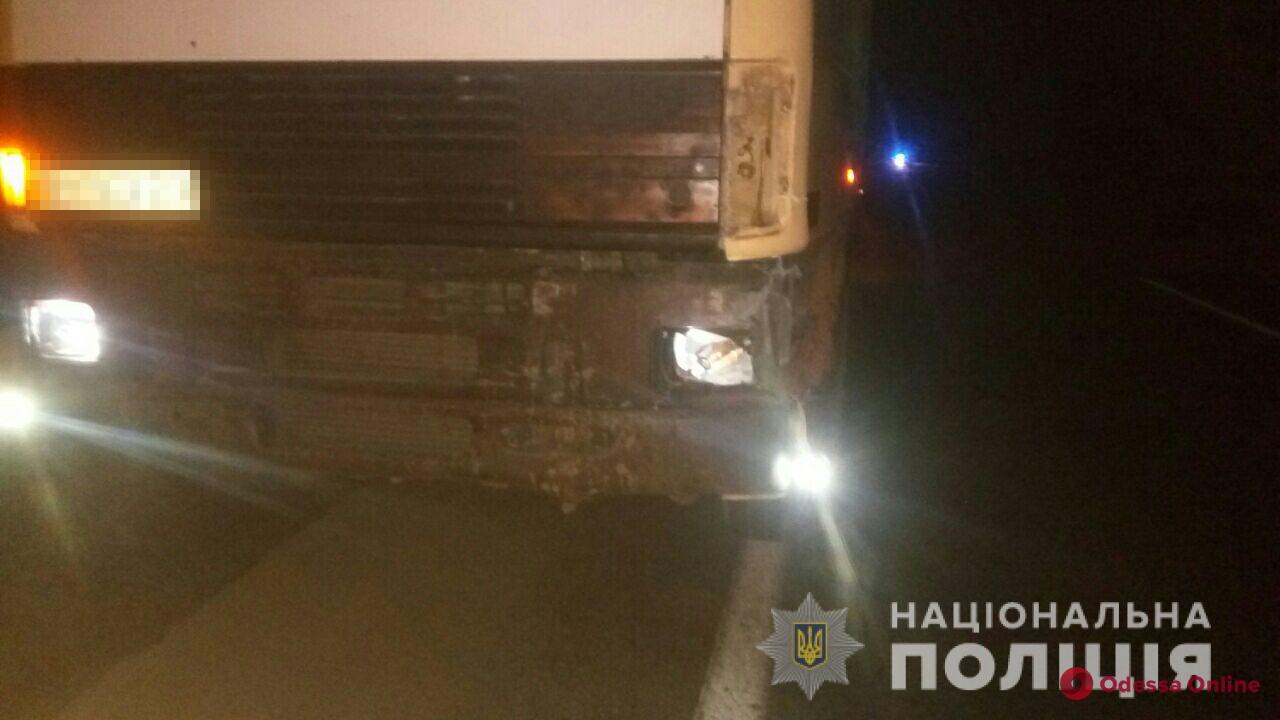 На трассе Одесса-Киев грузовик насмерть сбил пешехода