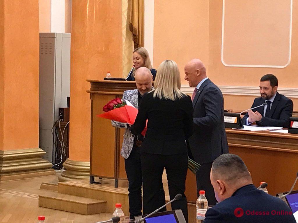 Мэр Одессы вручил Георгию Делиеву почетный знак отличия (фото)