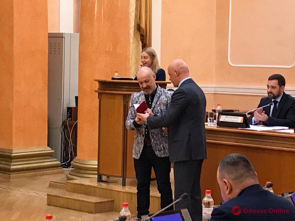 Мэр Одессы вручил Георгию Делиеву почетный знак отличия (фото)