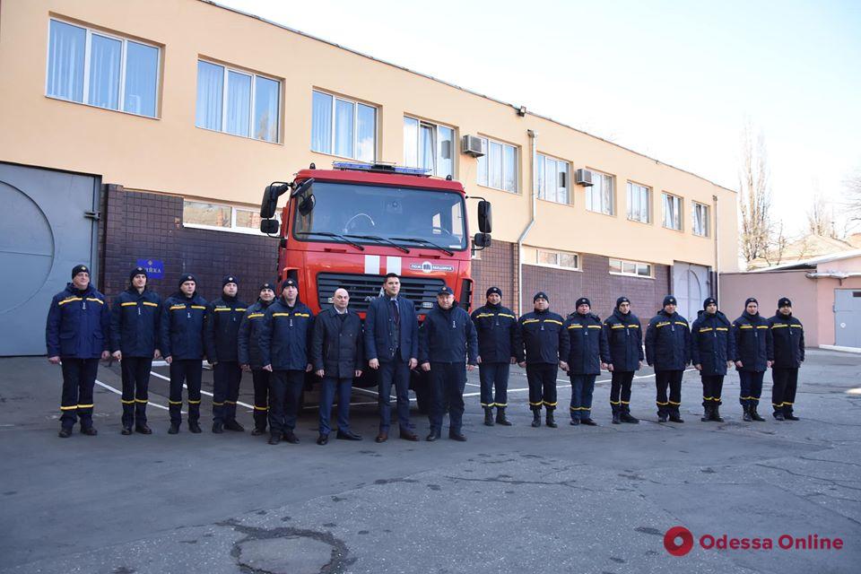 Спасатели курортного поселка в Одесской области получили современную пожарную технику