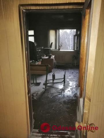 Одесская область: в школе-интернате тушили пожар