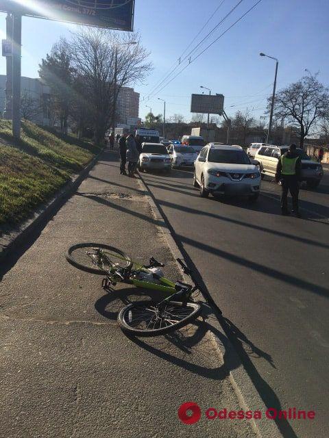 В ДТП возле Центрального автовокзала пострадал велосипедист