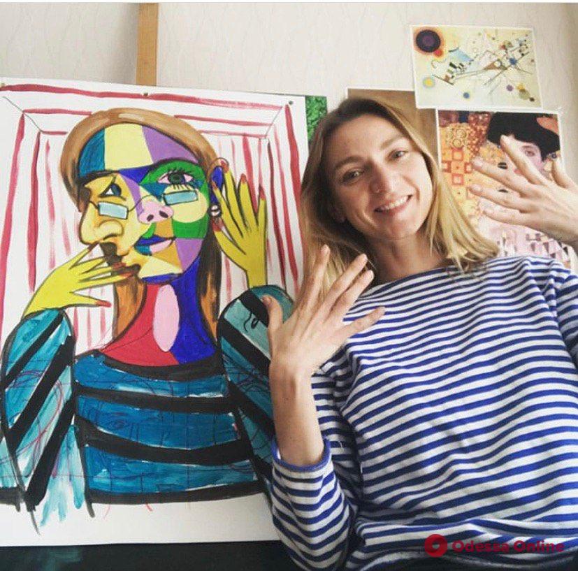 В стиле Ван Гога, Пикассо и Модильяни: автор одесских муралов проводит для детей бесплатные онлайн-уроки по живописи