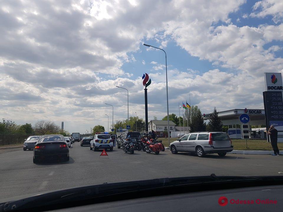В ДТП на трассе Одесса—Черноморск пострадал мотоциклист (фото)