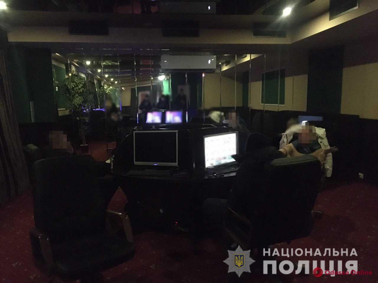 В Одессе «накрыли» очередное подпольное казино