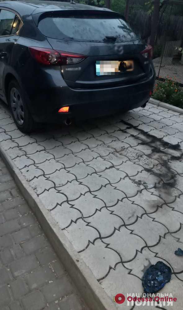 На юге Одесской области неизвестные бросили «коктейль Молотова» в автомобиль